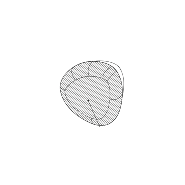 DJI Mavic 2 E/EA Almohadilla inferior del brazo delantero derecho