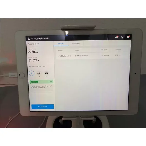 DJI Phantom 4 RTK Multispectral con base RTK, iPad Air 2 (Usado) - Imagen 4