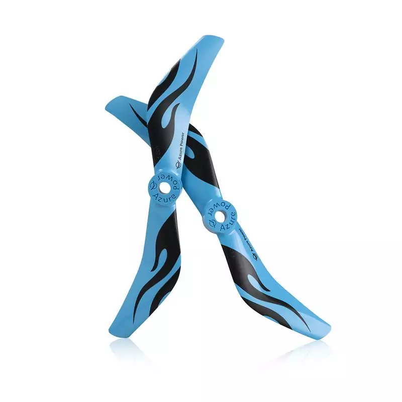 Hélices Azure 5050 Dual-Blade Polestar Blue 5.0" 5" Pitch