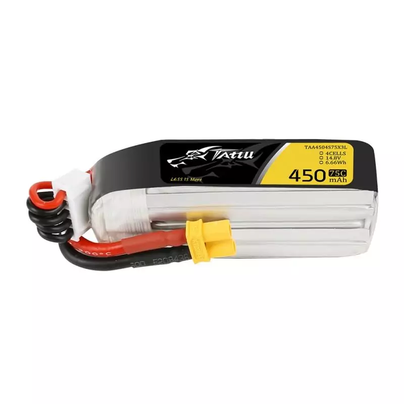 Batería Tattu Lipo 450mAh 14.8V 4S1P Tamaño largo