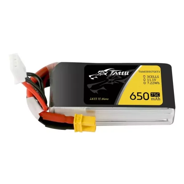 Batería Tattu Lipo 650mAh 75C 11.1V 3S1P