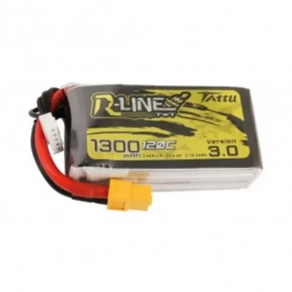 Batería Tattu Lipo R-Line 1300mAh 14.8V 120C 4S1P FPV