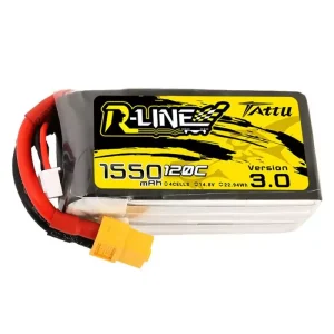Batería Tattu Lipo R-Line 1550mAh 95C 14.8V 4S1P