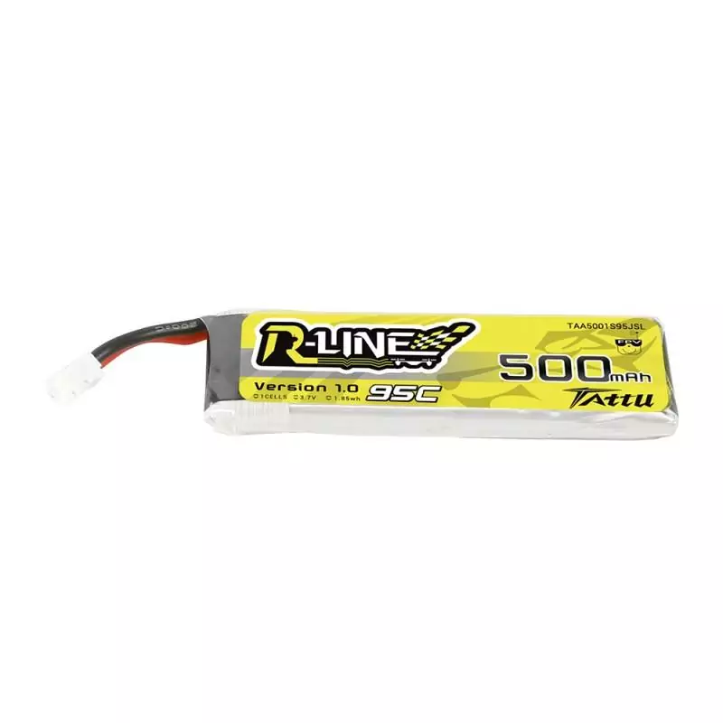 Batería Tattu Lipo R-Line 500mAh 3.7V 1S1P 95C