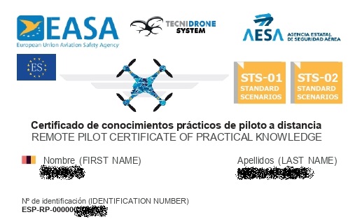 Carnet Piloto Drones